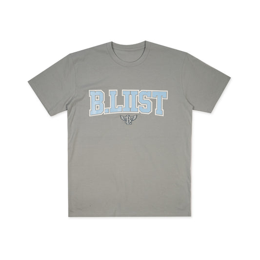 GREY VARSITY T-SHIRT