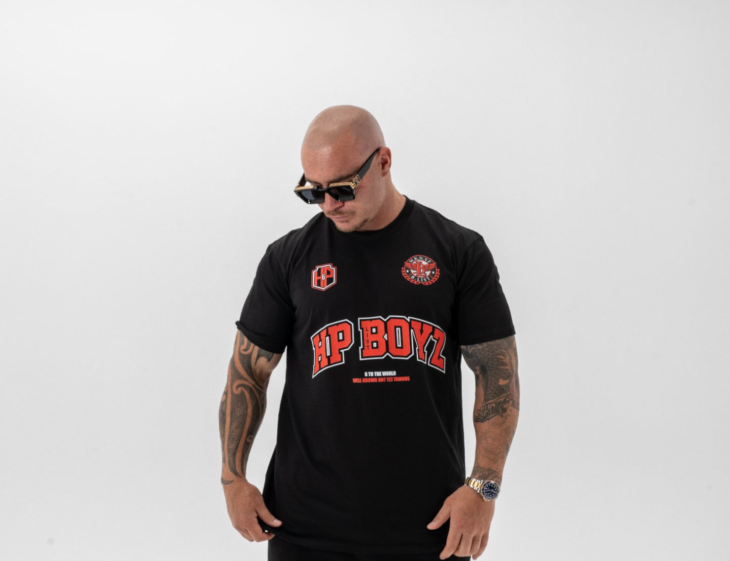 HP BOYZ x B.LIST - TEAM TEE - RED